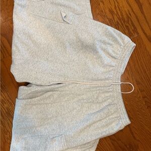 SKIMS Gray Wide Leg Pants